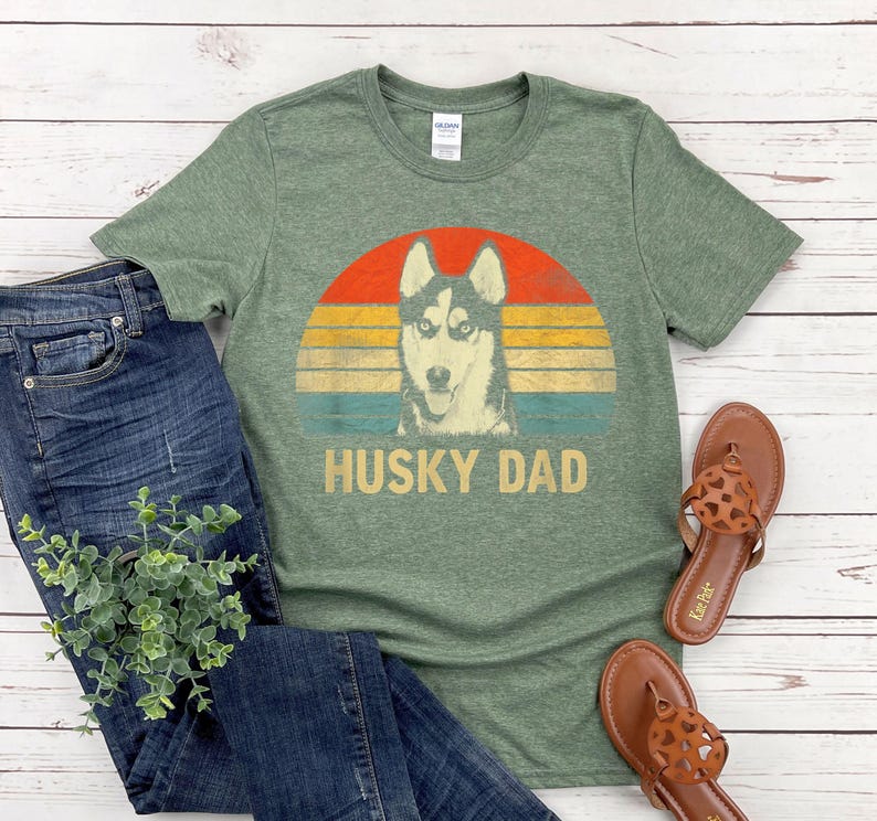 Husky Dad Shirt, Dog Dad Shirt, Dog Owner Shirt, Dog Lover Shirt, Funny Dog Shirt, Gift For Him, Dog Shirt, Gift For Dog Lover image 3