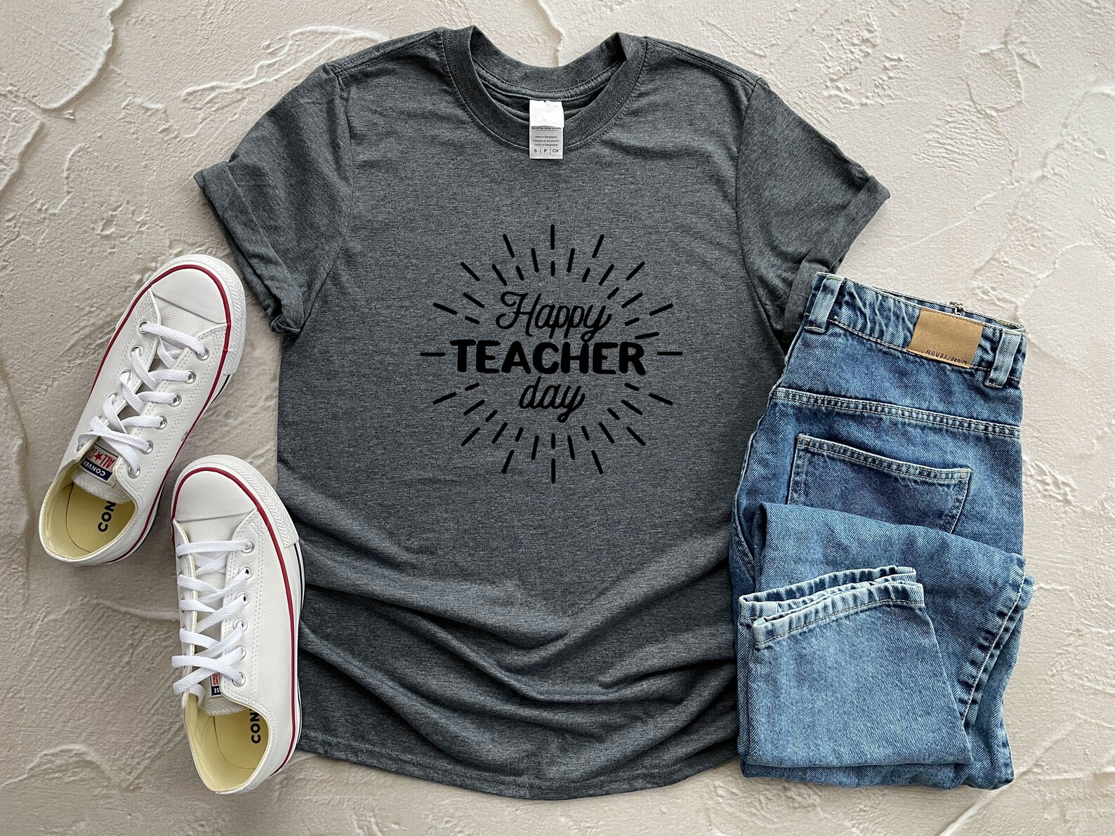 Teacher Shirt At Teacher New Teacher Gift Happy Teacher Etsy