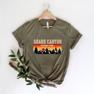 Grand Canyon National Park Shirt, Arizona Shirt, Camper Gift, Retro Shirt, Camp Shirt, Hiker Shirt, RV Shirt, Camping Shirt, Travel Shirt image 3