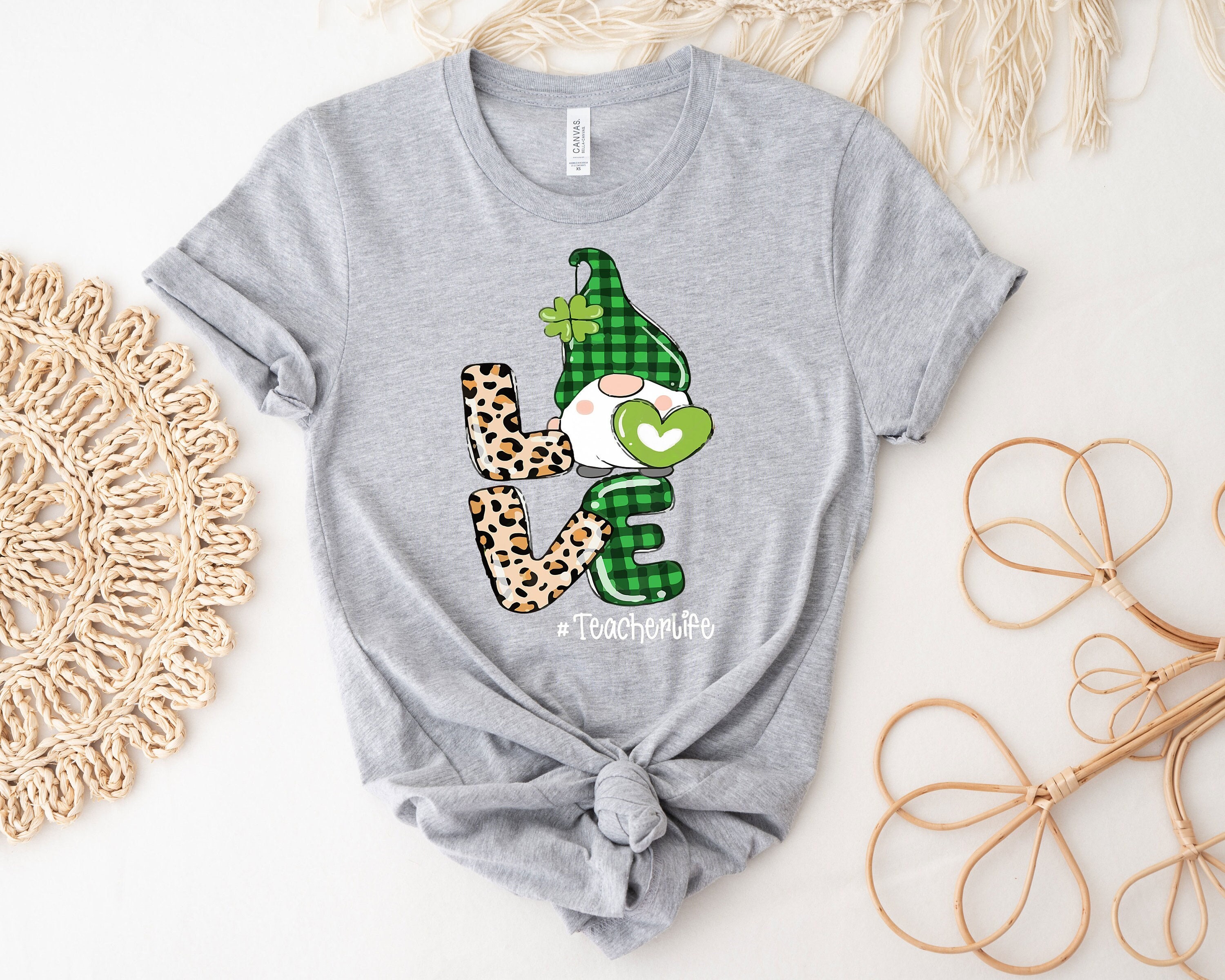 Discover St Patrick's Day Gnome Shirt, Love Teacher Life Shirt,  Drinking Shirt