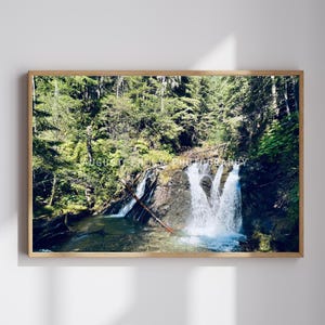 Juneau-watervalprint | Muurkunst natuur Alaska