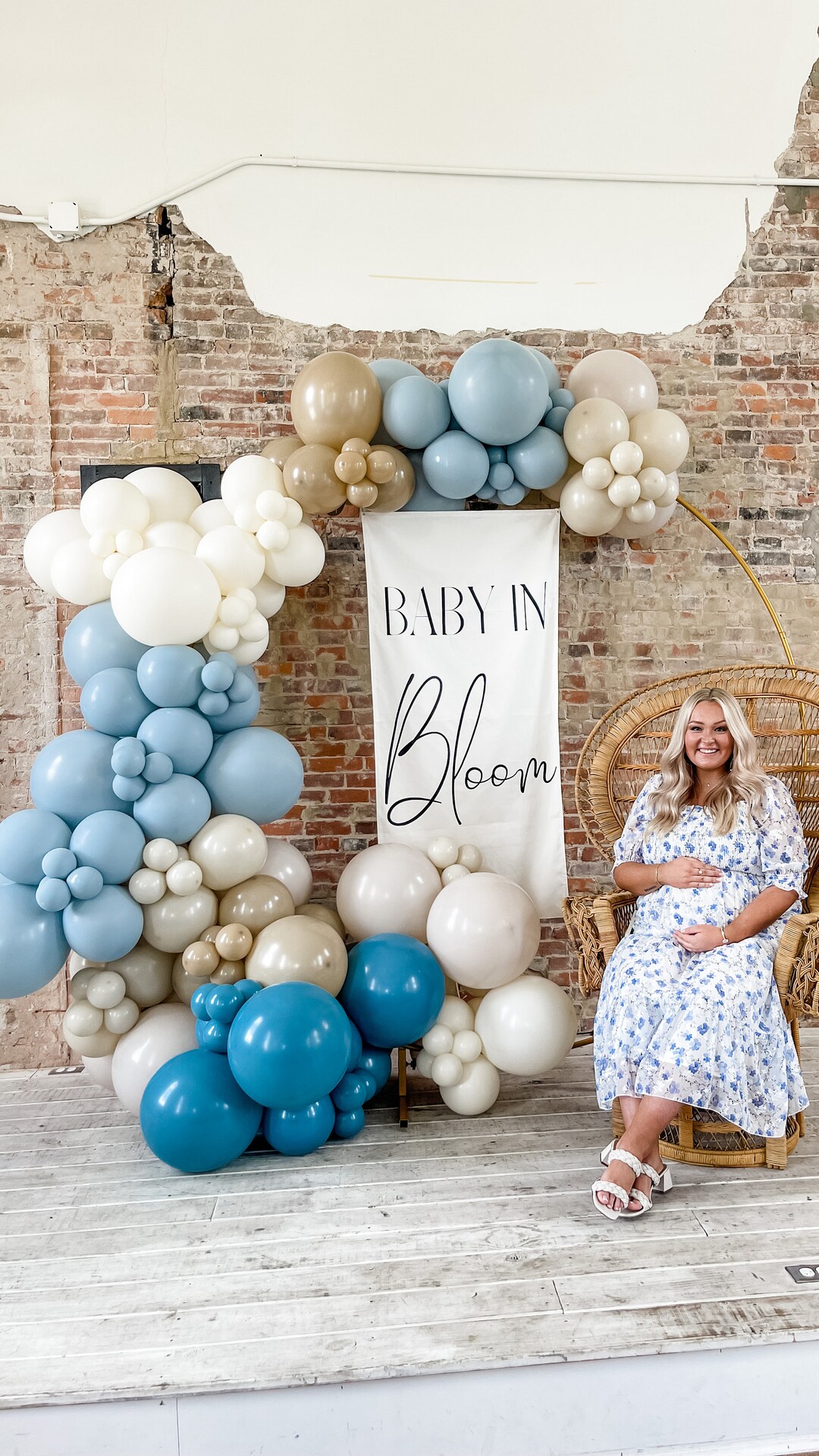 Boy Baby Shower Balloon Kit Baby Shower First Birthday Balloon Garland Etsy