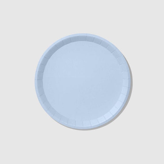 Sky Blue Party Plates / Blue Party Supplies / Dessert Plates Etsy