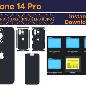 iPhone 14 Pro Skin - iPhone 14 Pro Template - iPhone 14 Pro Skin Template - iPhone 14 Pro Skin SVG