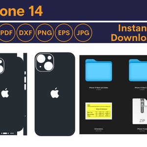 iPhone 14 Skin - iPhone 14 Template - iPhone 14 Skin Template - iPhone 14 Skin SVG