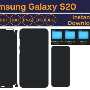 Galaxy S20 Skin SVG - Galaxy S20 Skin - Galaxy S20 Template - Galaxy S20 Skin Template