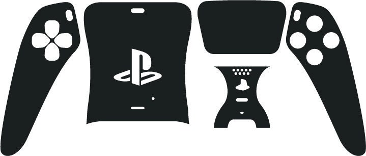 PS5 Controller Skin SVG Files Controller Only - Etsy