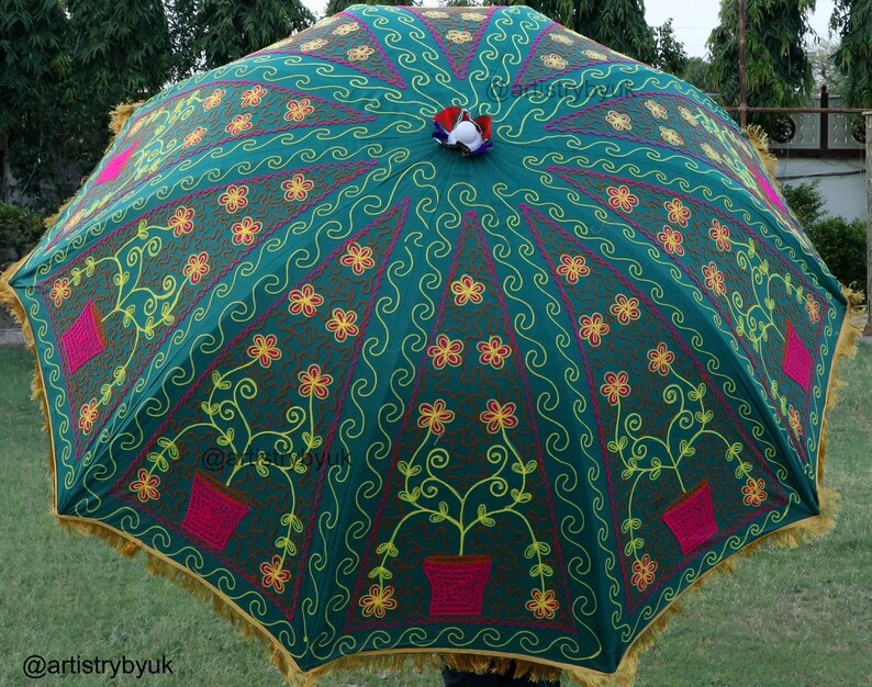 Decorative Big Garden Umbrella Parasol for Outdoor Garden100 Etsy