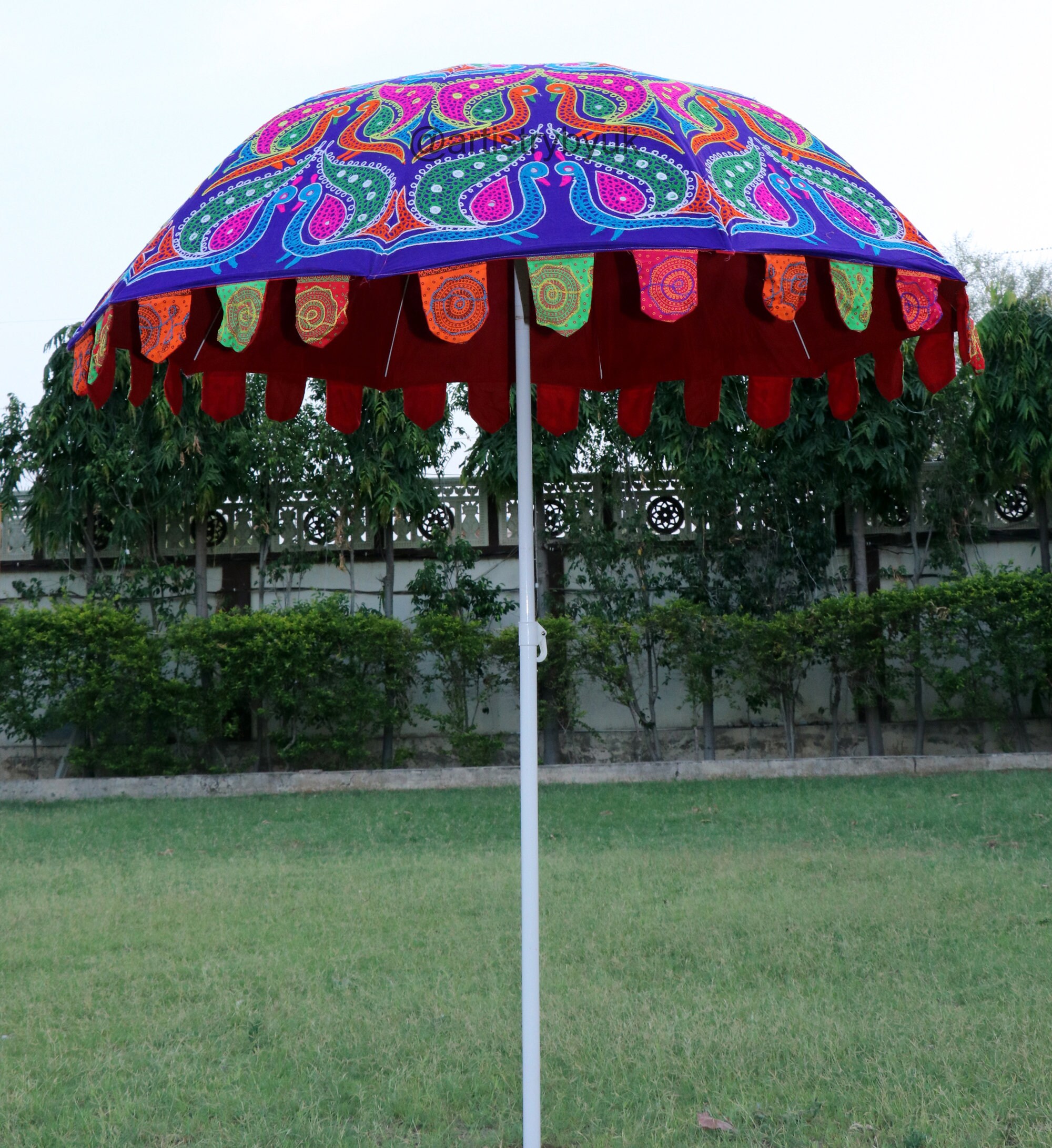 Decorative Garden Umbrella Big Parasol for Outdoor, Garden, Beach Cafe