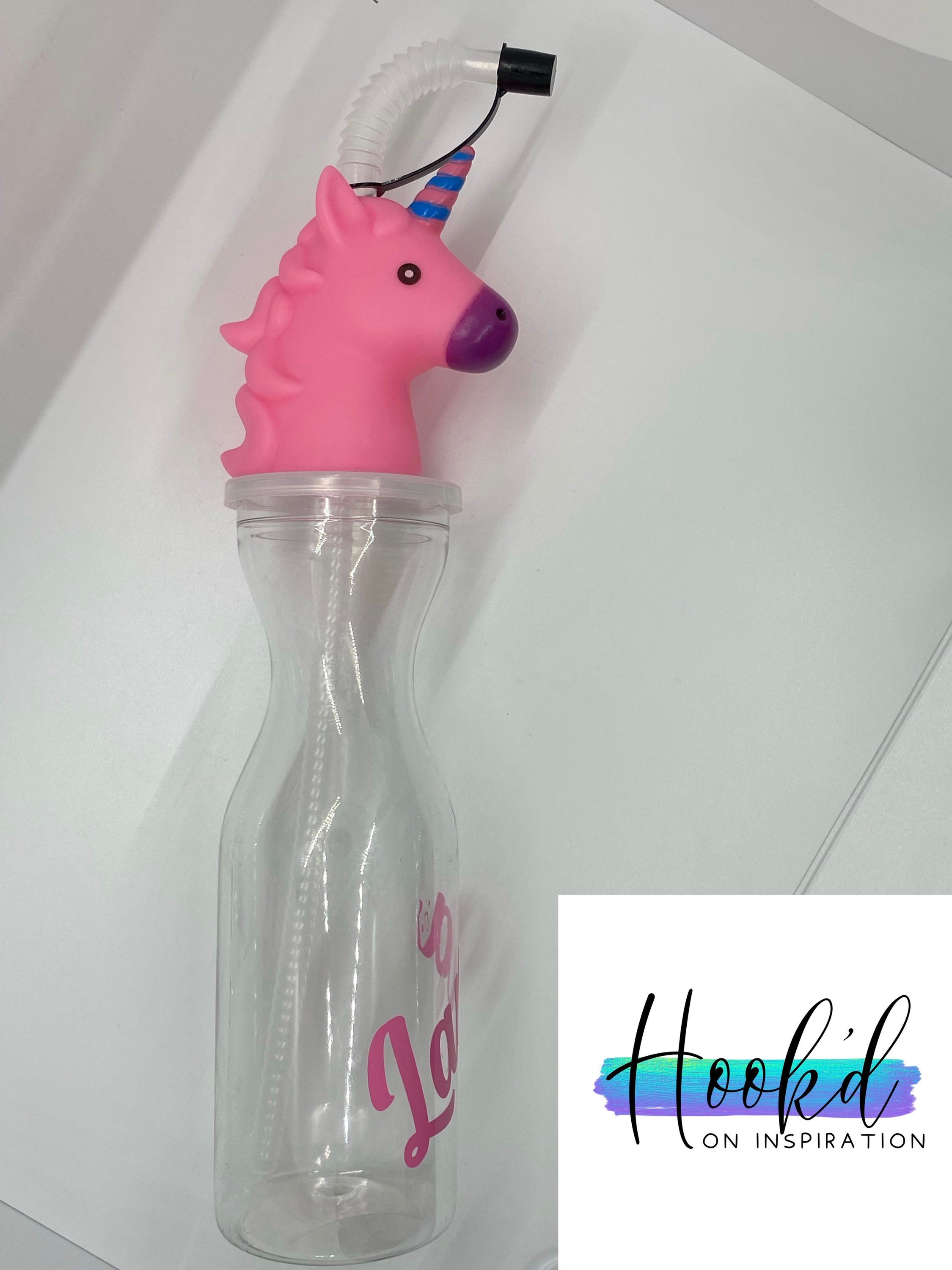 Personalised Kids Unicorn Water Bottle. Great for Days Out and Etsy UK