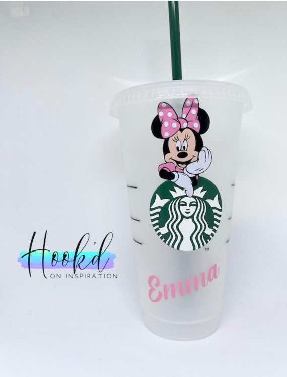 Starbucks Disney Inspired Cold Cup| Disney Inspired Mouse Cup| Disney Cup|  Mickey Starbucks Cup| Mickey Personalized Starbucks Tumbler