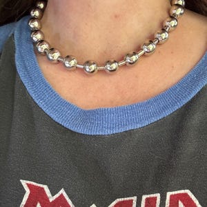90s Ball Necklace - Etsy