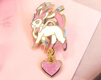 Pin de esmalte Sylveon - Pin de esmalte - Pokemon - - Eeveelution - Pin de esmalte - Vaporwave
