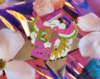 Ho-oh Esmalte Pin- Terrario Esmalte Pin - Pokemon - Pin de Esmalte - Vaporwave