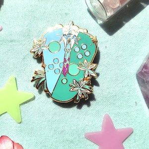 Totk Enamel Pin- Zelda Enamel Pin - The Legend of Zelda - Glow in the Dark - Enamel Pin - Vaporwave