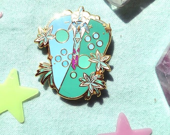 Pin de esmalte Totk- Pin de esmalte Zelda - La leyenda de Zelda - Brilla en la oscuridad - Pin de esmalte - Vaporwave