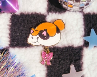 Fette Katze Emaille Pin- FFXIV Emaille Pin - Final Fantasy - FFix - Fat Cat - Emaille Pin - Steampunk