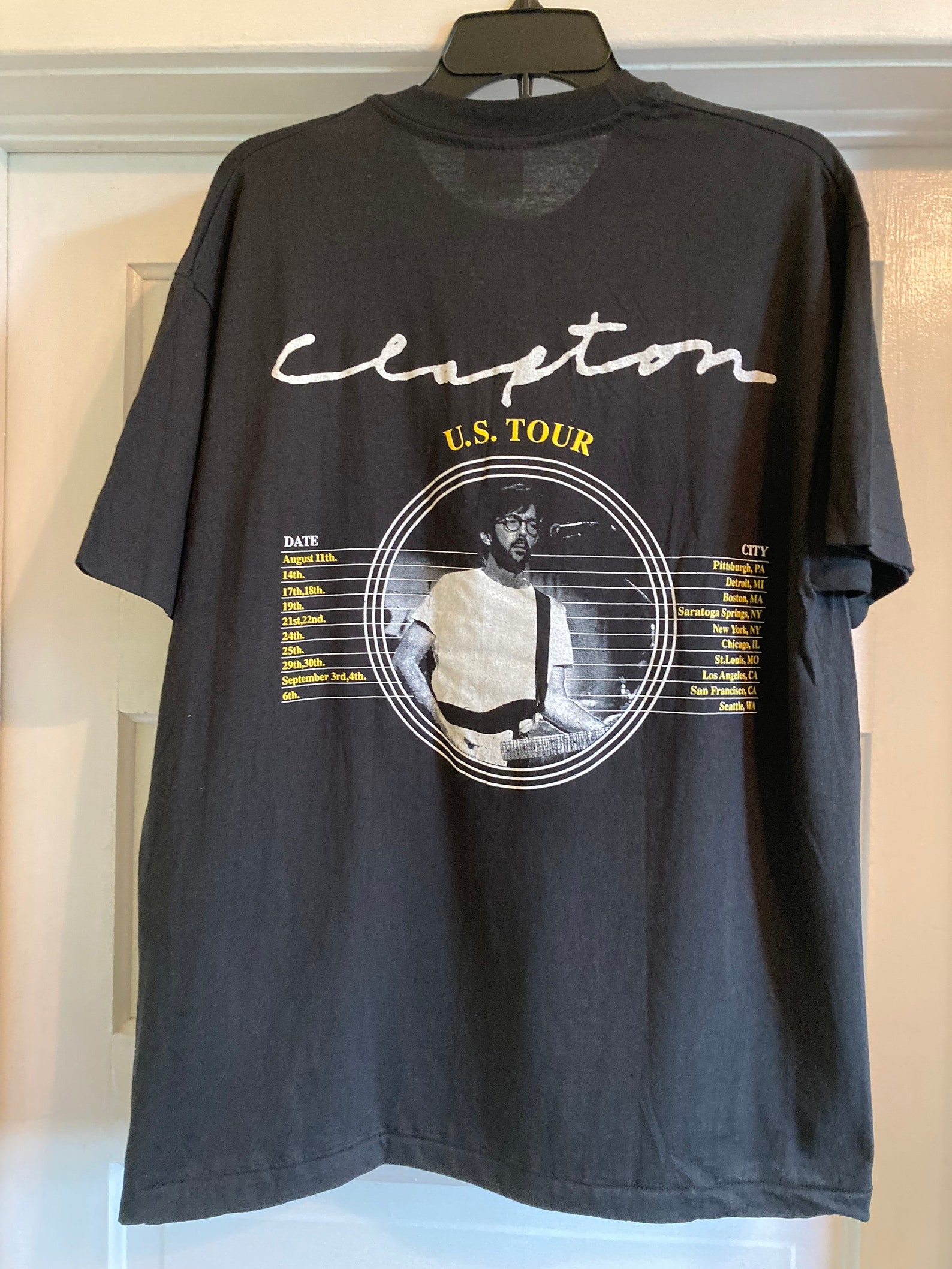 eric clapton tour merchandise