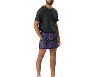 LIGHT BRIITE- All-Over Print Unisex Athletic Shorts