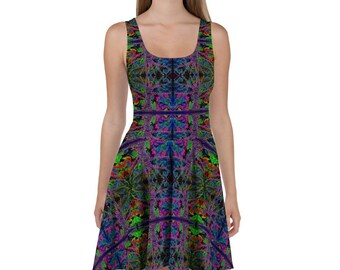 LIGHT BRIITE- Skater Dress
