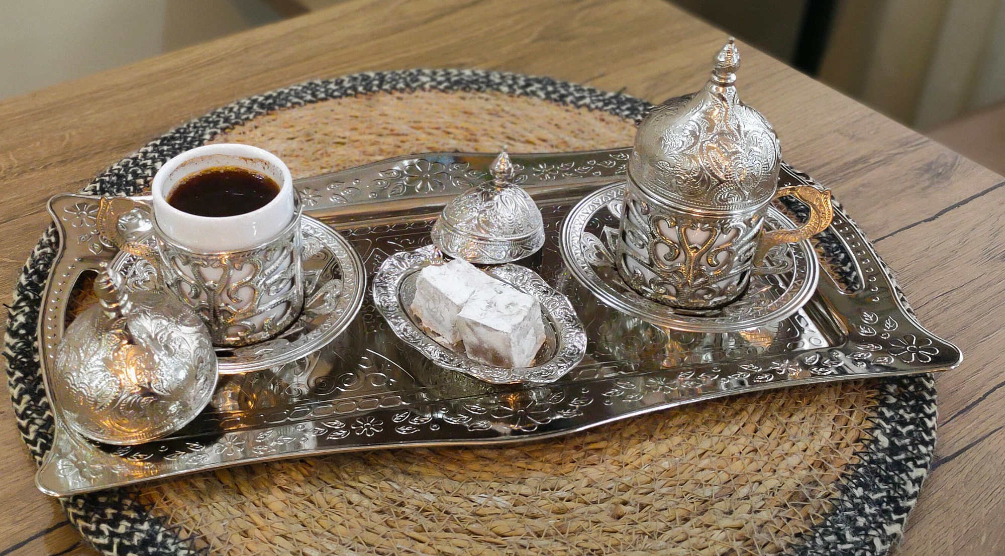 Türkisches KaffeeSet traditionelle türkische Kaffeetassen Etsy