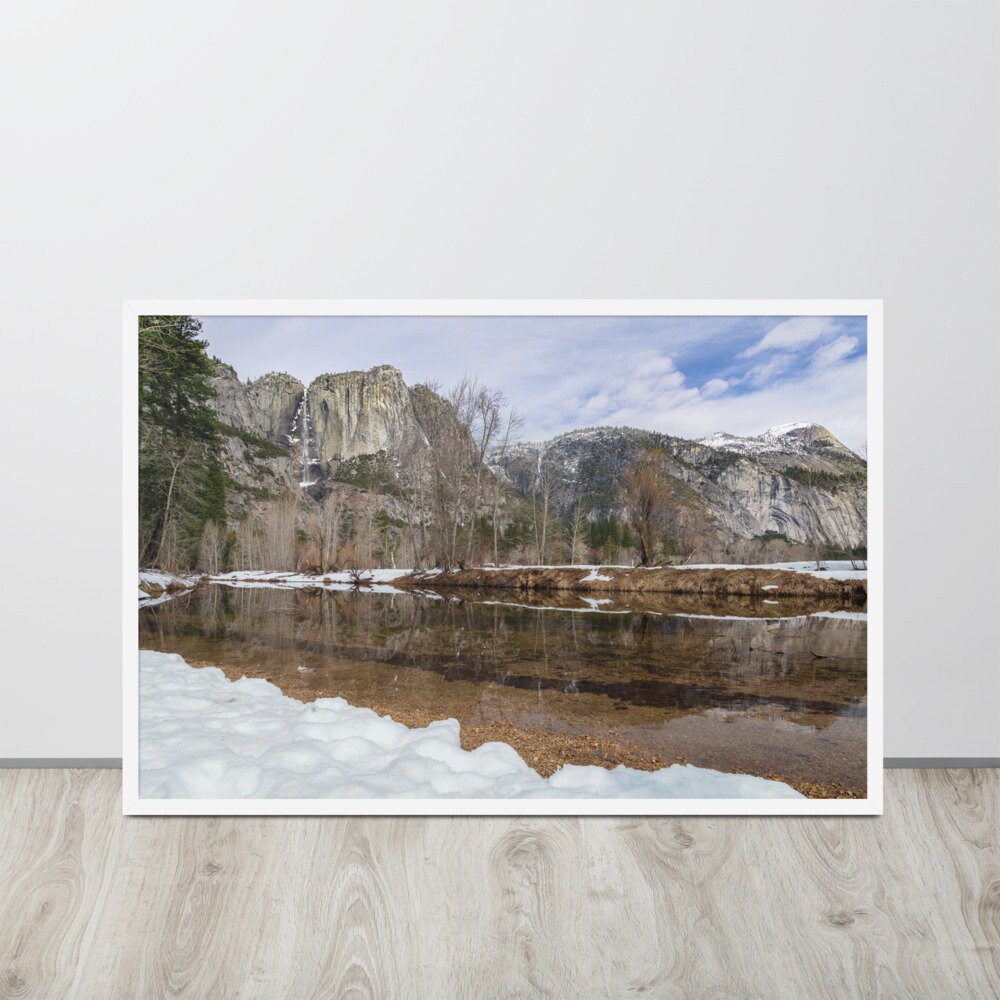 Yosemite Valley große horizontale schwarz und weiß gerahmt | Etsy