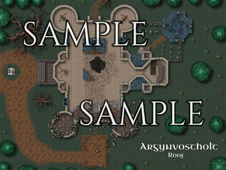 Curse of Strahd | Custom Battle Maps | Immediately Start | Complete set | Digital Download | TTRPG | DND image 4