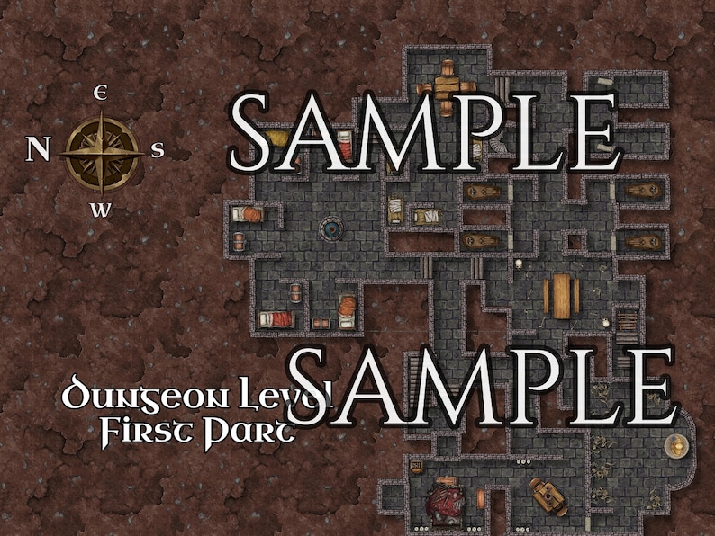 Curse of Strahd | Custom Battle Maps | Immediately Start | Complete set | Digital Download | TTRPG | DND image 9