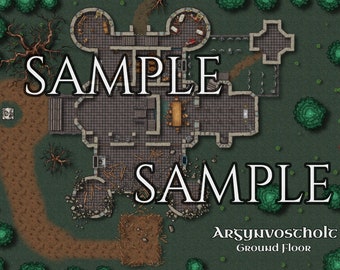 La maledizione di Strahd / Mappe di battaglia personalizzate / Avvio immediato / Download digitale / TTRPG / DND