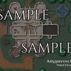 Curse of Strahd | Custom Battle Maps | Immediately Start | Complete set | Digital Download | TTRPG | DND image 3