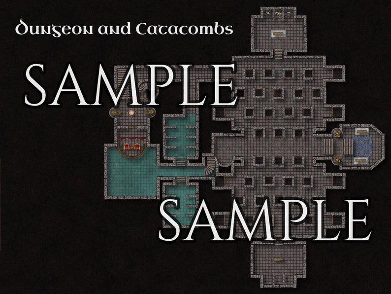 Curse of Strahd | Custom Battle Maps | Immediately Start | Complete set | Digital Download | TTRPG | DND image 6