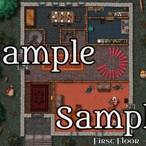 La maledizione di Strahd / Mappe di battaglia personalizzate / Avvio immediato / Download digitale / TTRPG / DND