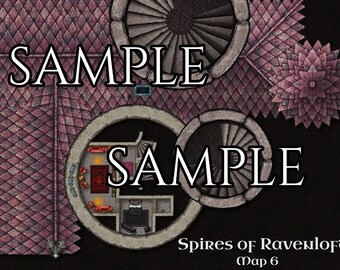 La maledizione di Strahd / Mappe di battaglia personalizzate / Avvio immediato / Download digitale / TTRPG / DND