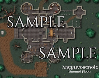 Curse of Strahd | Custom Battle Maps | Immediately Start | Complete set | Digital Download | TTRPG | DND