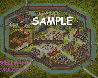 Custom Battle Maps | High Detail | Digital Download | TTRPG | DND