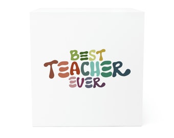 Best Teacher Ever Note Cube for Desk