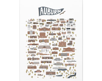 Auburn University Artwork on Canvas