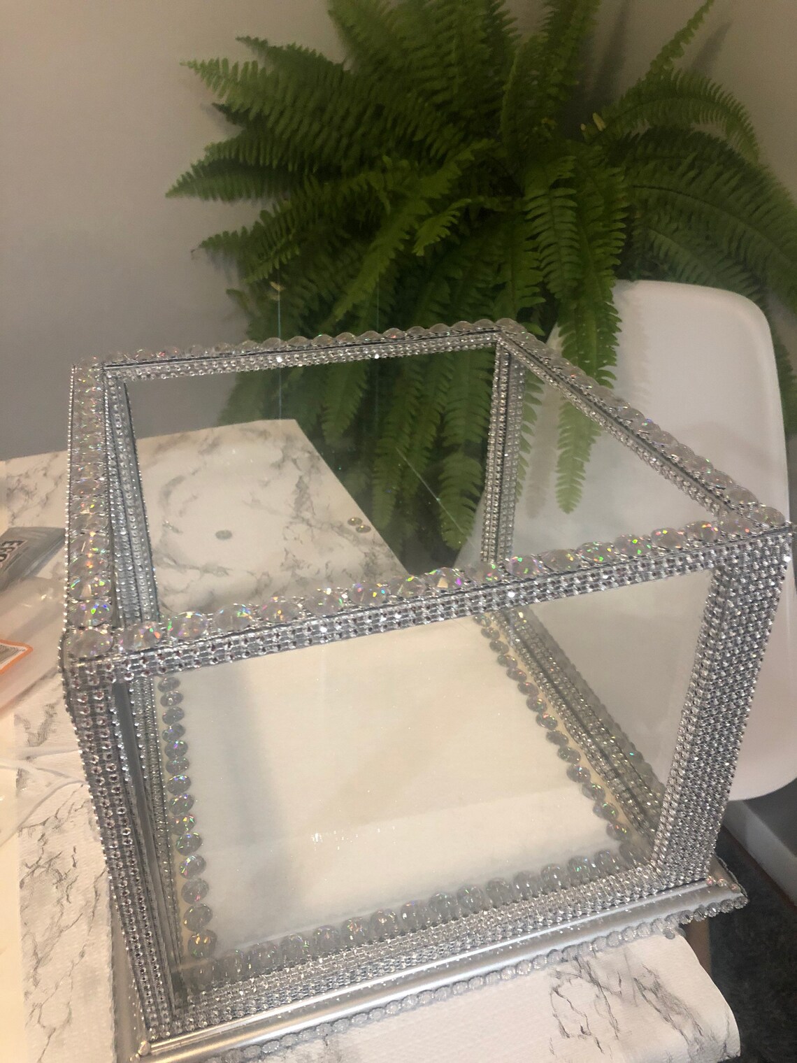 Bridal Shoe Box/ Quinceañera/ Sweet 16 Shoe Box/ Tiara or Etsy