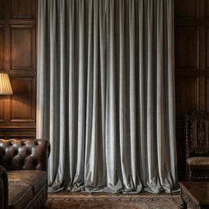 Colgantes Ventana Peso Pesado Cortinas De Terciopelo Triturado