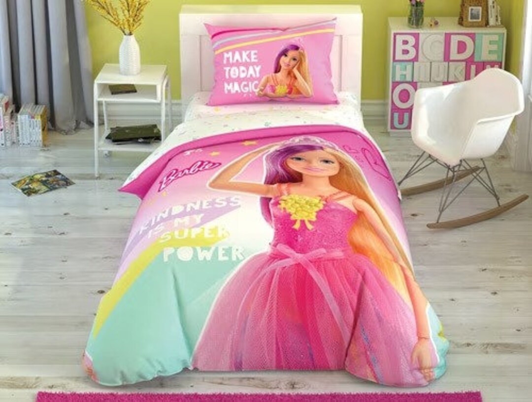 Barbie Kindness Single Duvet Cover Set Barbie Duvet Cover Etsy