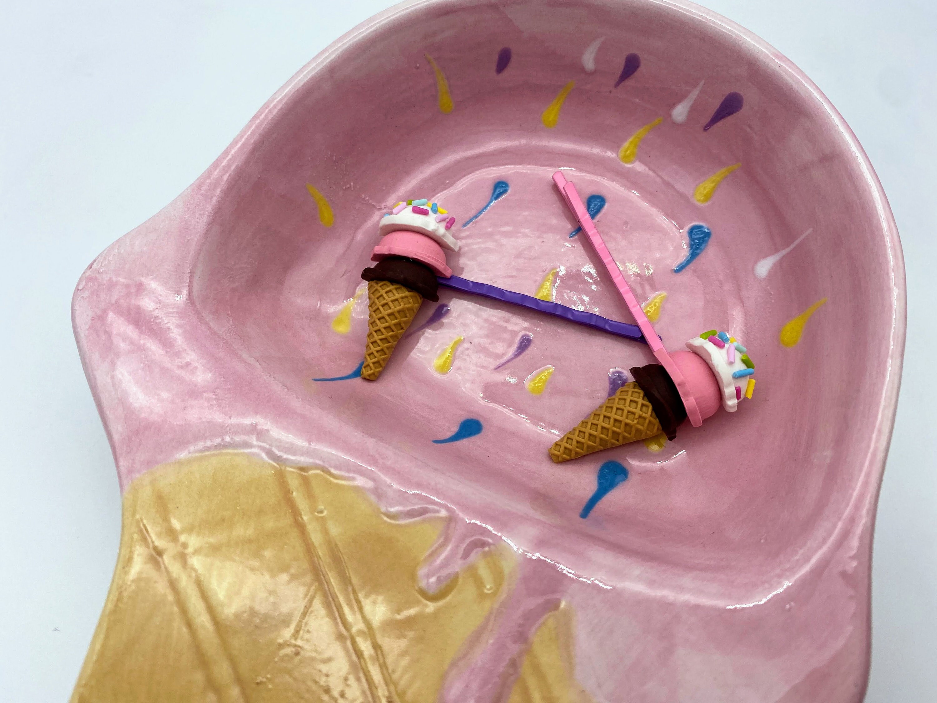 Ice Cream Cone Hair Pin Cute Hair Pins for Girls Ice Cream Etsy