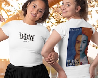 Camiseta de la gira D-Day de Agust D: Regalo para fans del Kpop, Merchandising de BTS, Camiseta de Suga