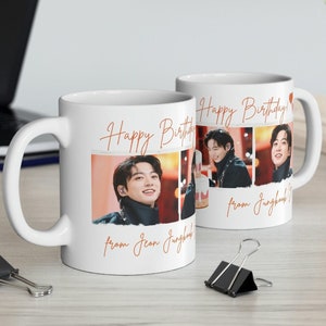 Tazza di compleanno Jungkook, tazza di buon compleanno BTS, regalo per fan BTS, merchandising BTS, regalo per fan Jungkook, regalo di compleanno Kpop, tazza BTS, tazza di compleanno BTS Jungkook