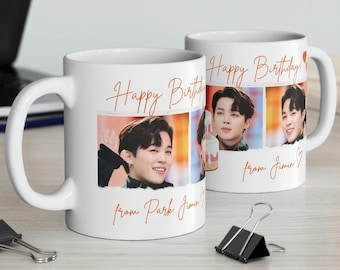 BTS ジミン バースデーマグカップ：BTS ファングッズ、Kポップ