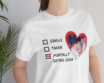 suga red shirt