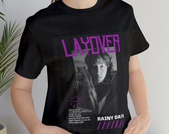 BTS V Layover Album T-shirt - Exclusive K-pop Merchandise - Etsy
