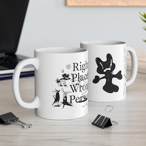 Taza de RM Right Place Wrong Person: Merchandising de BTS, regalo para fans del Kpop, taza de Namjoon