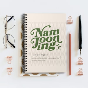 Namjooning Spiralblock, Namjoon Notizbuch, Bts Notebook, Bts RM Notizbuch, Bts Merch, Kpop Merch, Bts Journal, Namjoon Schulbuch