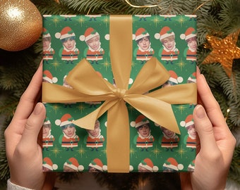 Bts Christmas Gift Wrap Papers, Bts Mini Santas, Bts Wrapping Paper, Bts Merch, Kpop Gift, Bts Christmas Gift, Bts Gift Wrapping Paper