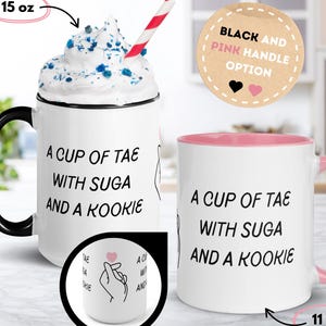 BTS Mug: Cup of Tae with Suga and Kookie, Bts Merch, Kpop Fan Gift